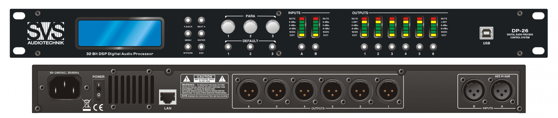 SVS Audiotechnik DP-26 Цифровой процессор: 2 входа 6 выходов в Истре