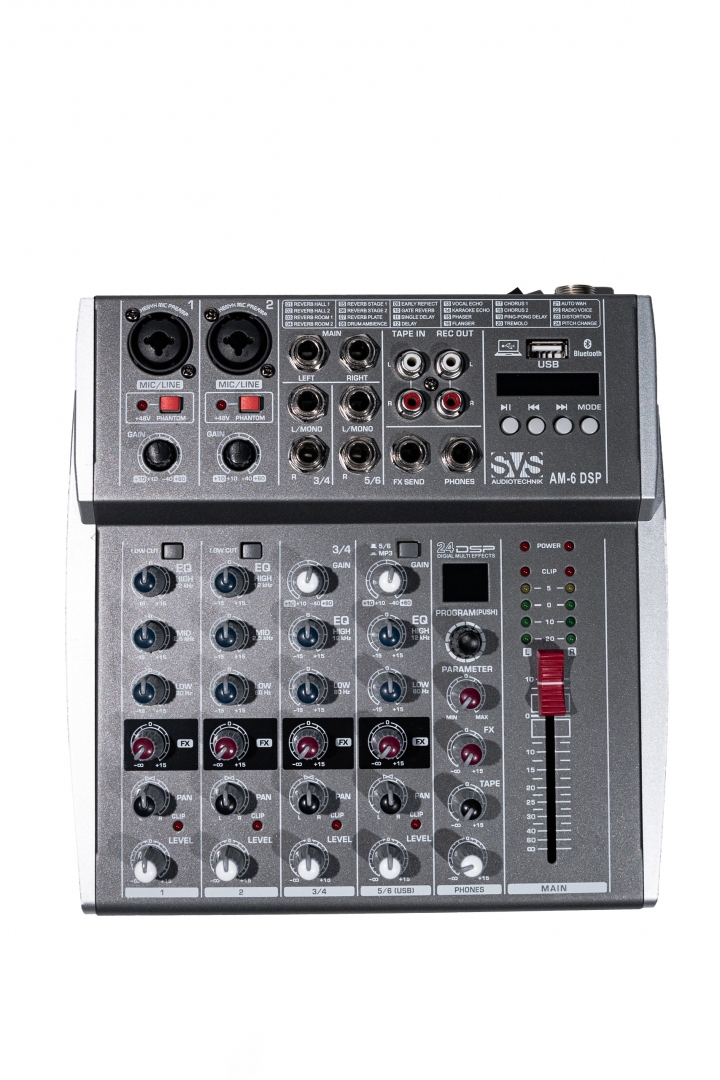 SVS Audiotechnik mixers AM-6 DSP Микшерный пульт аналоговый, 6-канальный SVS Audiotechnik mixers в Истре