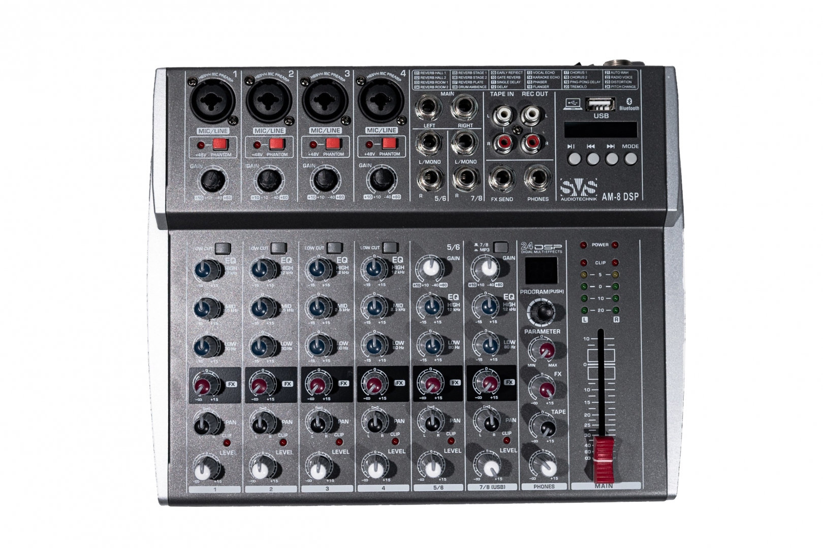 SVS Audiotechnik mixers AM-8 DSP Микшерный пульт аналоговый, 8-канальный в Истре
